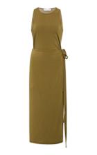 Proenza Schouler White Label Belted Stretch-jersey Midi Dress
