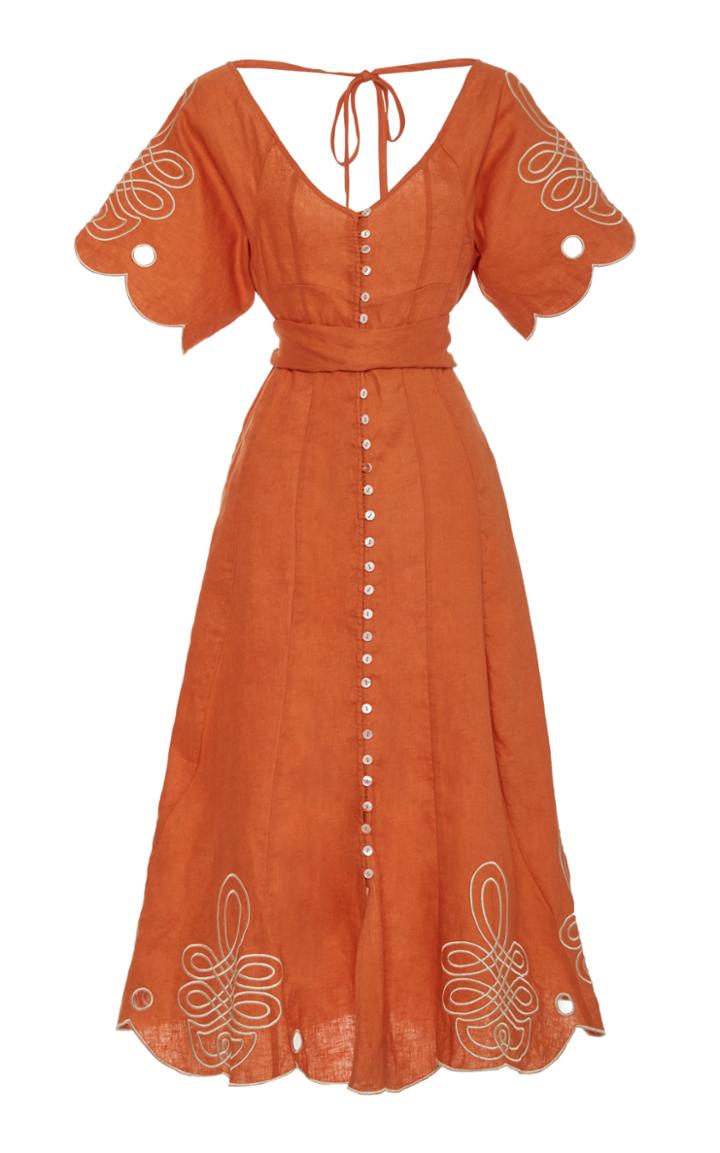 Moda Operandi Innika Choo Madonna Phulman Midi Dress Size: 0