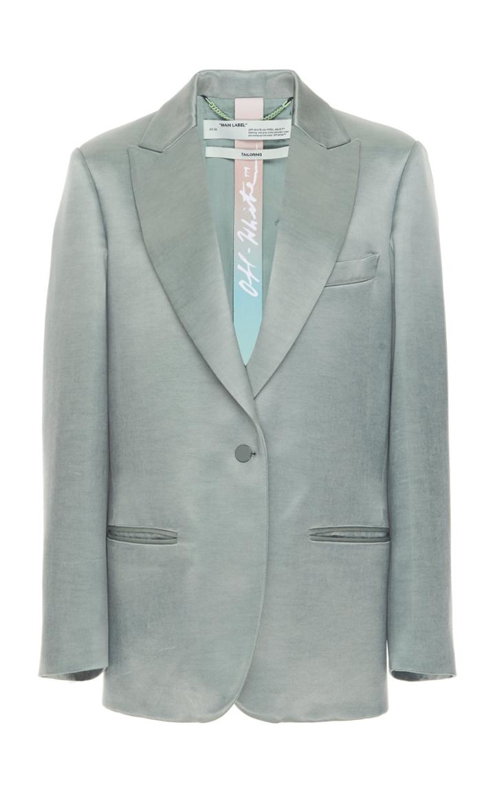 Off-white C/o Virgil Abloh Boyfriend Satin Blazer