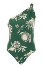 Salinas Printed One-shoulder One-piece Swimsuit
