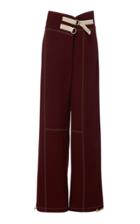 Moda Operandi Jil Sander Miles High-waisted Wool Pants Size: 32
