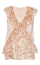 Manoush V-neck Ruffle Blouse