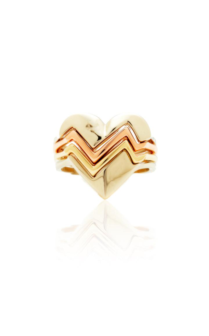 Kwit Set Of Four Heart Throb Ring