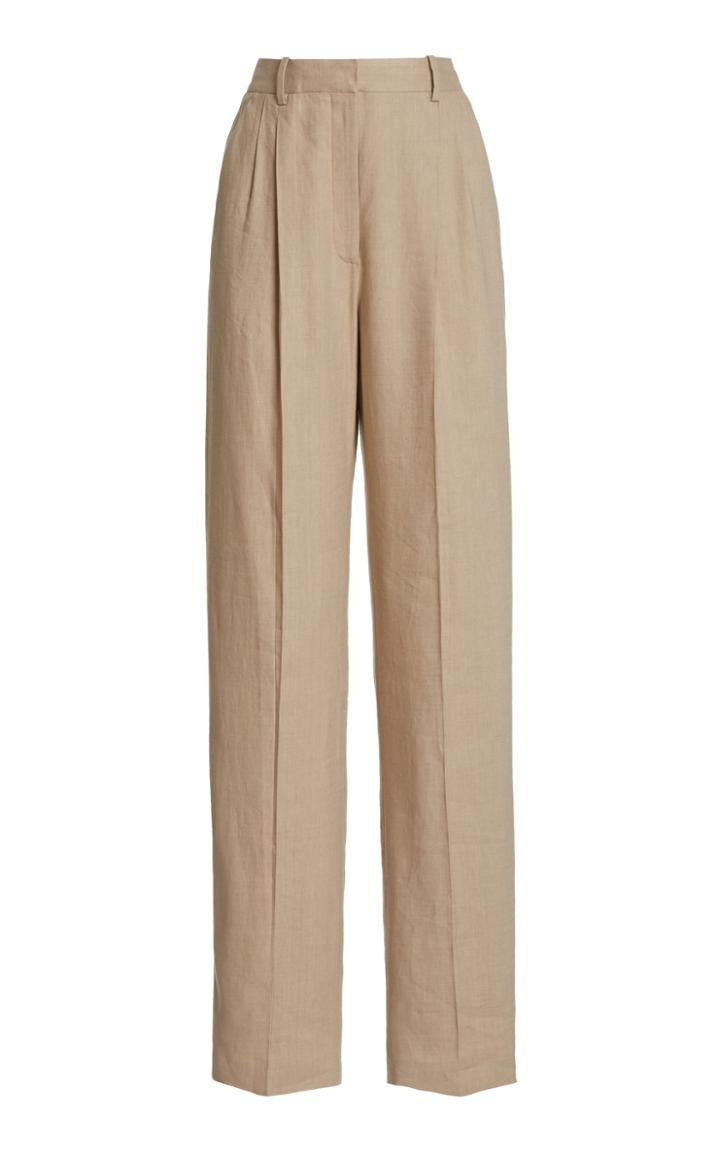 Moda Operandi Altuzarra Cosmos High-rise Linen-blend Pants