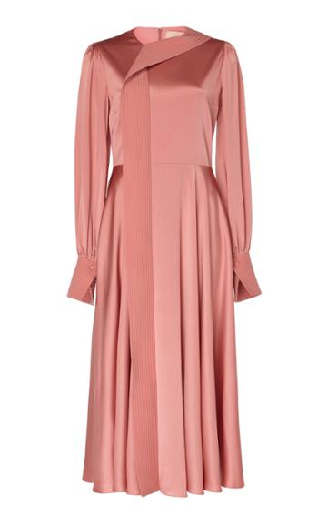 Roksanda Adyn Quilted Silk Dress