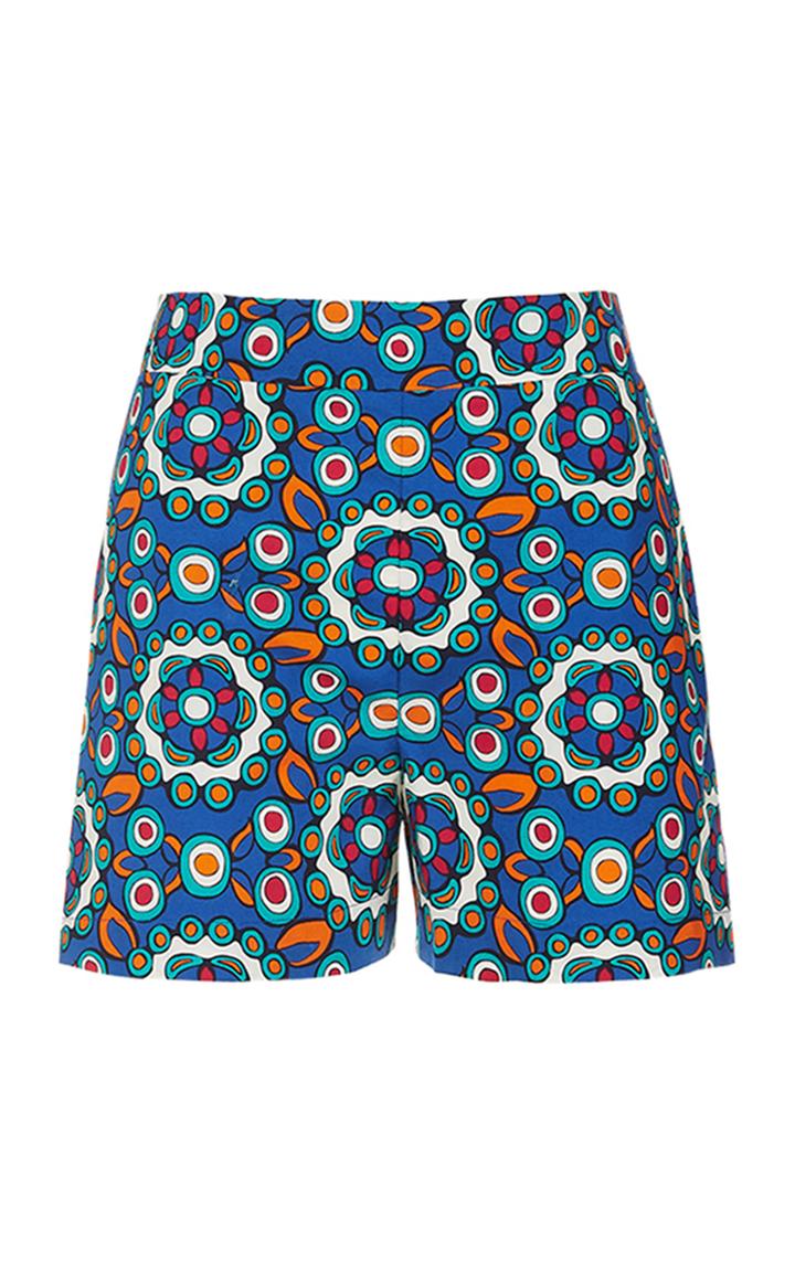 Moda Operandi La Doublej Printed Cotton Boxer Shorts