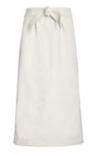 Moda Operandi Johanna Ortiz Ecru Silver Light Recycled Vegan Leather Skirt