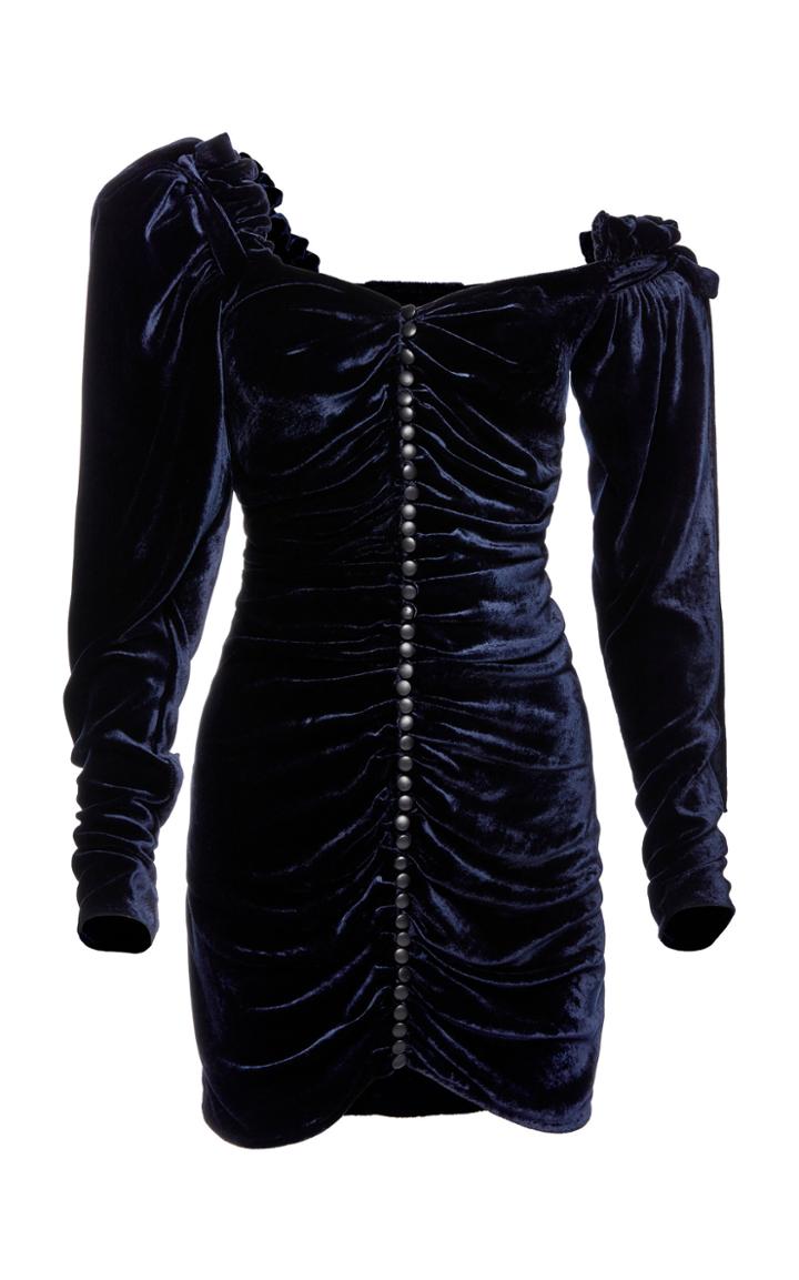 Magda Butrym Tefe Velvet Dress