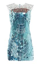 Alberta Ferretti Sequin-embellished Tulle Mini Dress