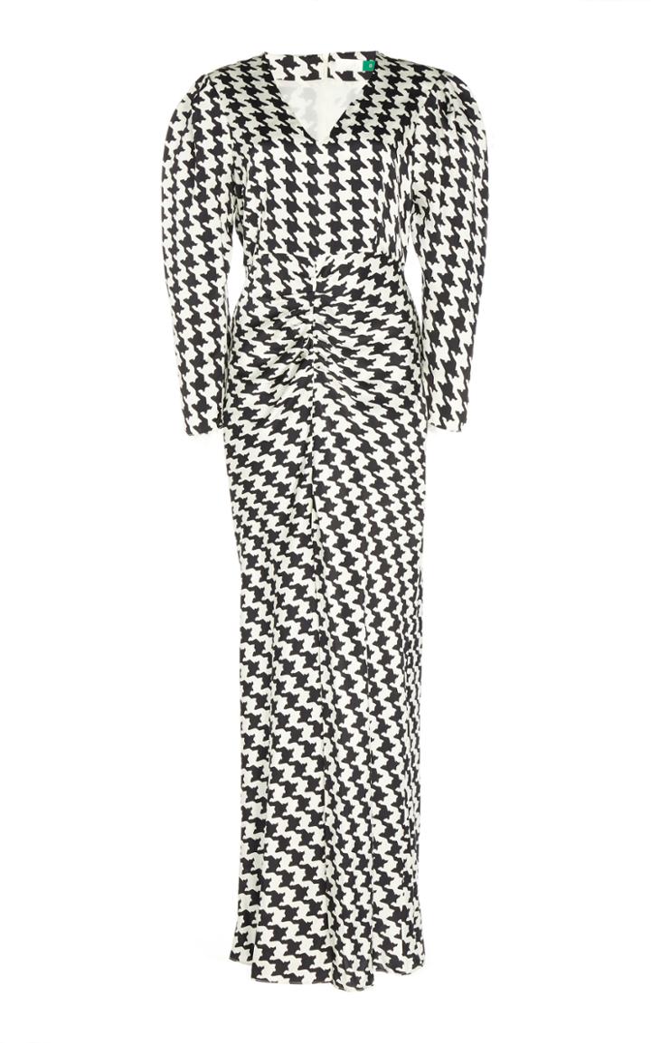 Rixo Ziggy Silk Satin Dress