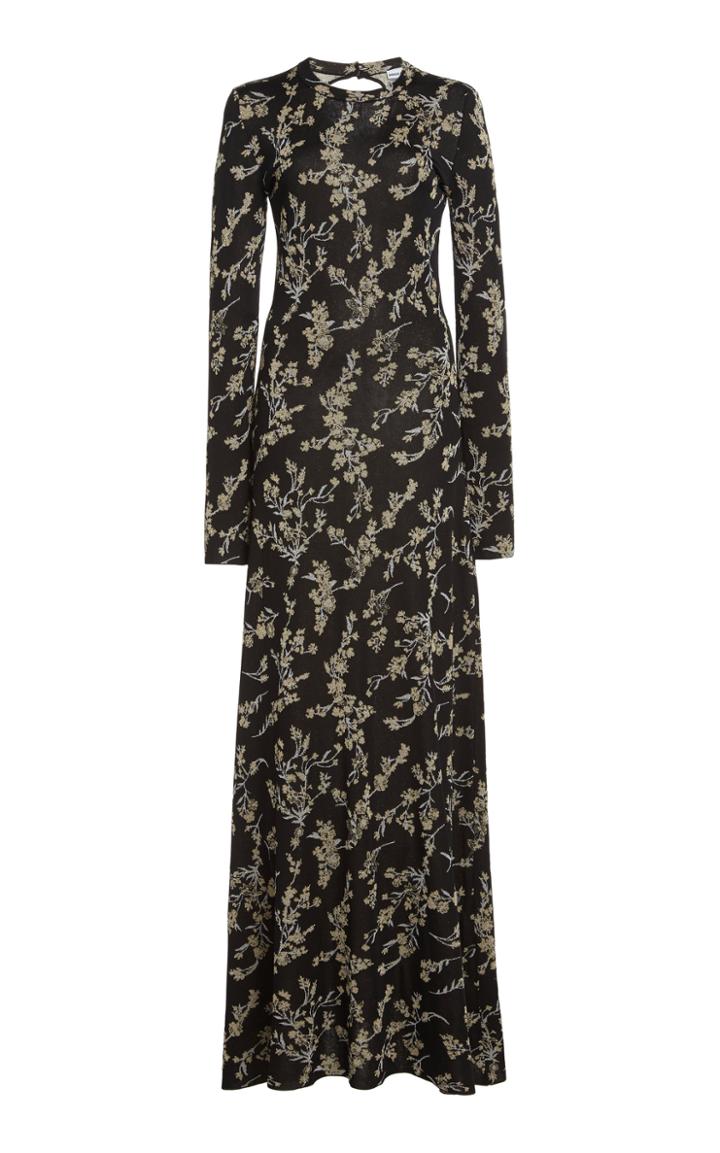 Moda Operandi Paco Rabanne Floral-print Crepe Gown