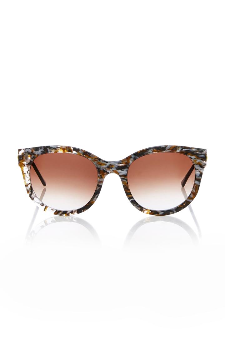 Thierry Lasry Lively Oval-frame Acetate Sunglasses