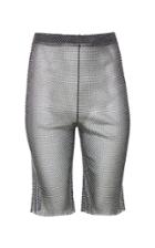 Moda Operandi Mach & Mach Crystal Mesh Shorts Size: Xs