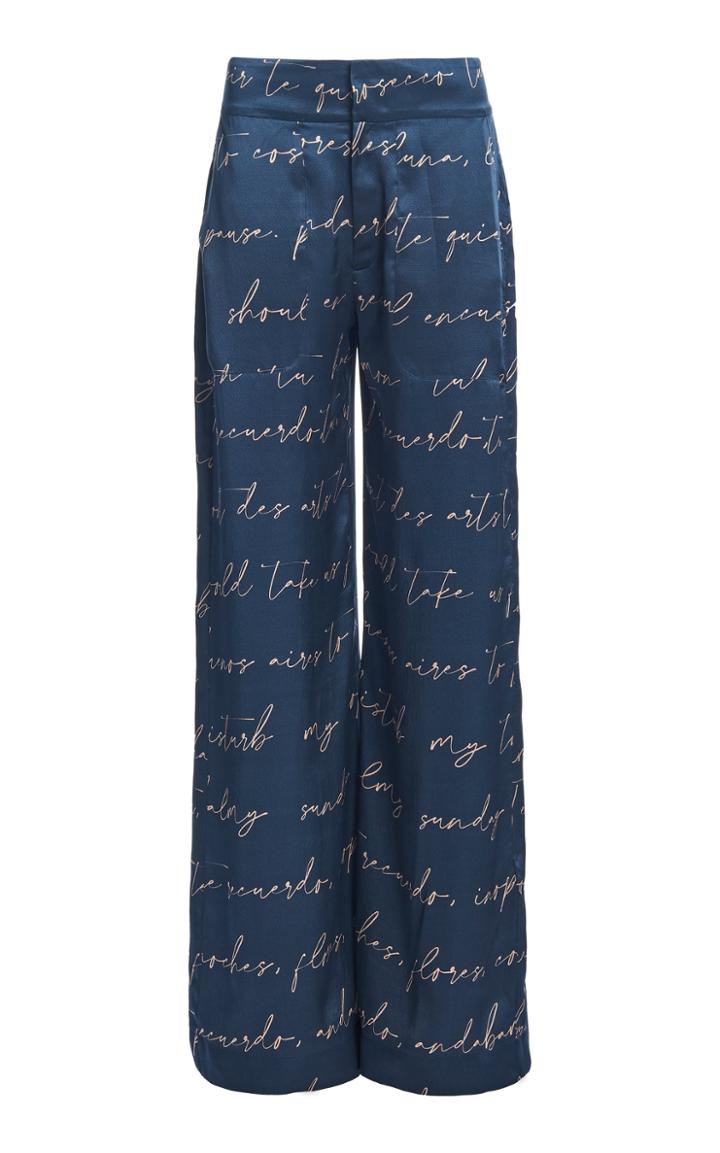 Moda Operandi Johanna Ortiz My Kind Of Poetry Silk Wide-leg Pants