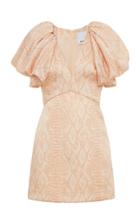 Moda Operandi Acler Raven Cobra Ruffle Mini Dress Size: 2