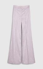Moda Operandi Brock Collection Simona Gingham Silk Wide-leg Trousers