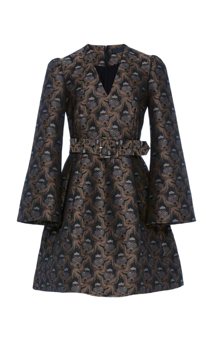 Co Brocade Mini Dress
