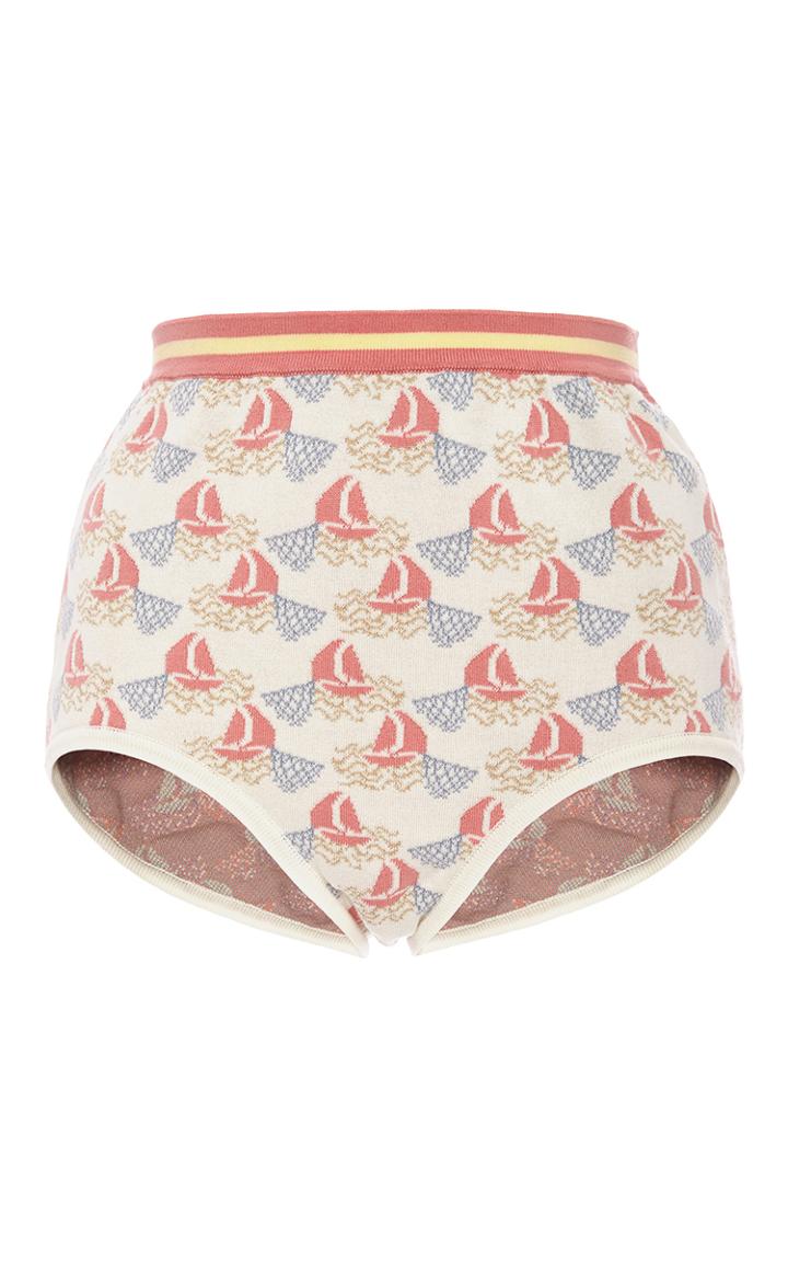 Tak.ori White Printed Culottes