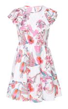 Banjanan Ilona Floral-printed Cotton Mini Dress Size: S