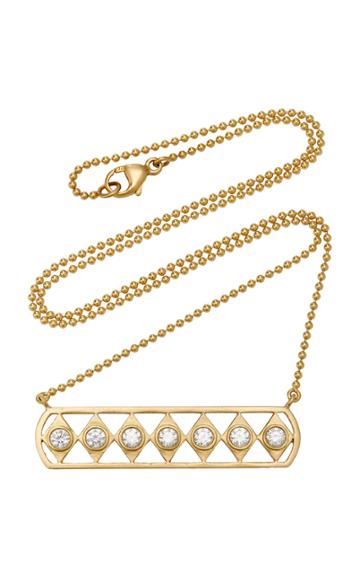 Doryn Wallach White Diamond Gladiator Necklace