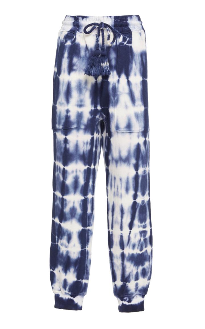 Ulla Johnson Charley Tie-dye Cotton-jersey Track Pants
