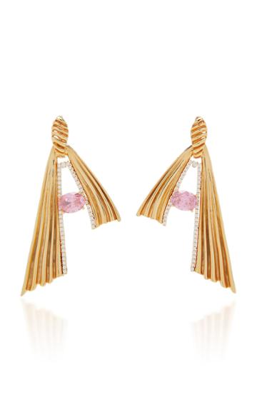 Alican Icoz X Attico Pink Crystal String Earring