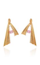 Alican Icoz X Attico Pink Crystal String Earring