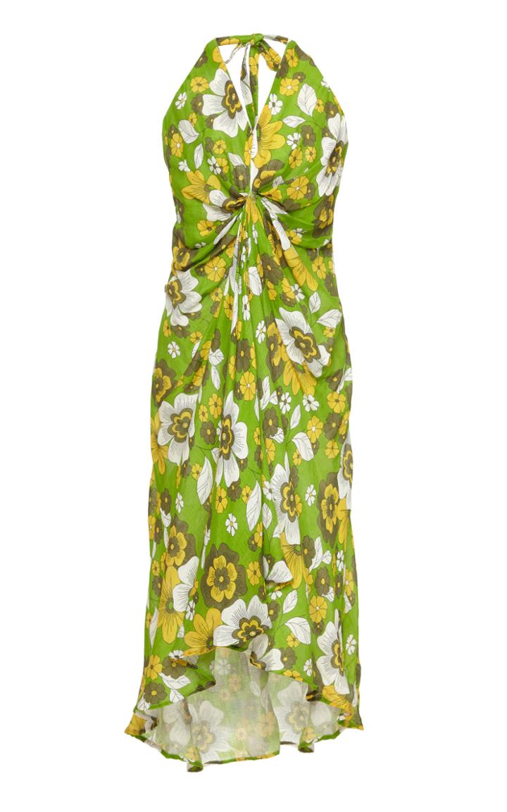 Dodo Bar Or Jennifer Long Printed Cotton Dress