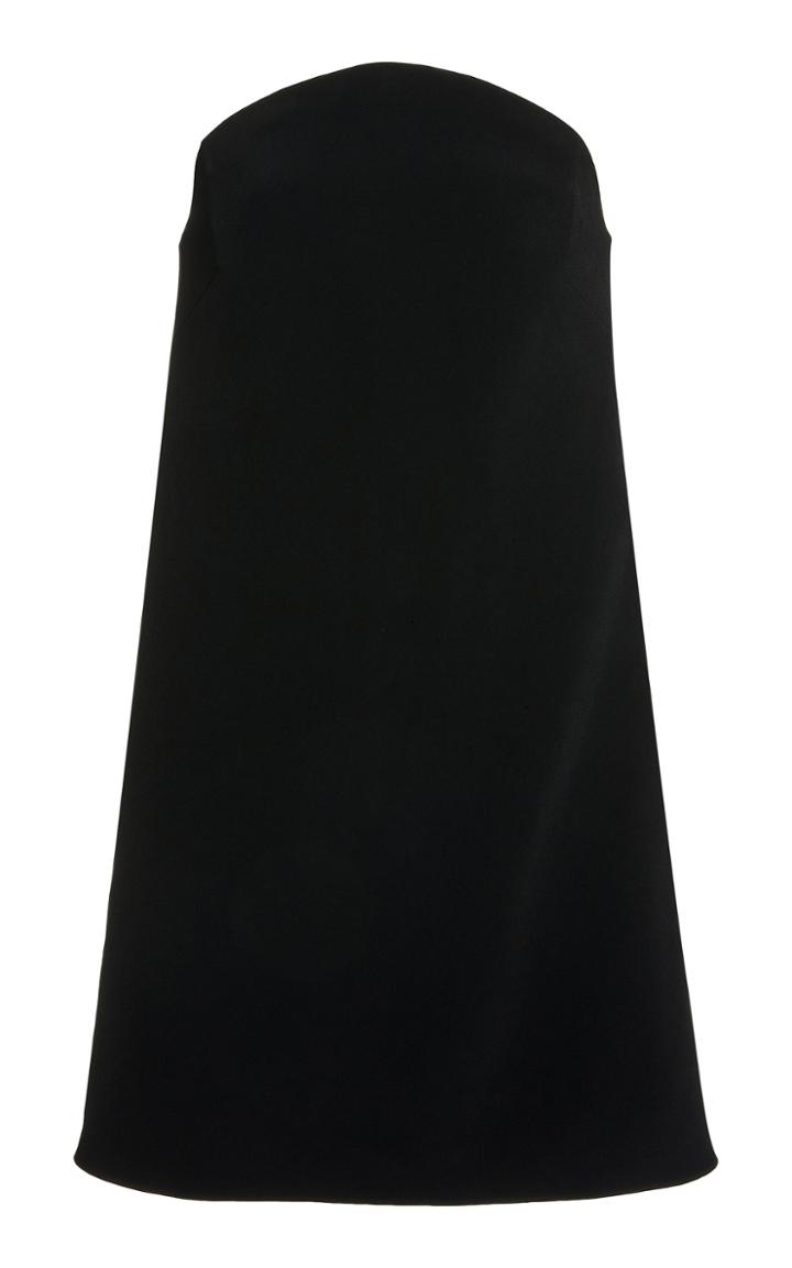 Moda Operandi Cushnie Strapless Crepe Mini Dress