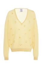 Rosie Assoulin Embroidered Cashmere Sweater