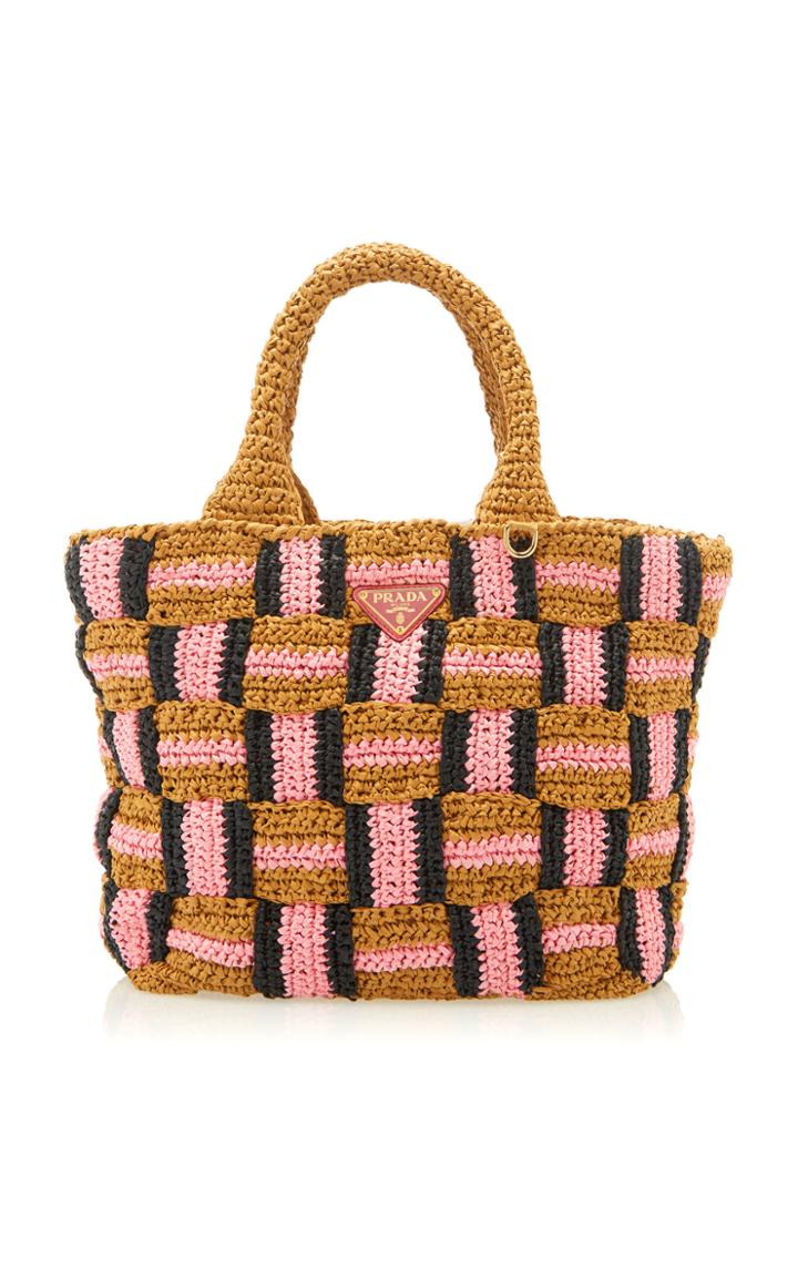 Prada Raffia Tote