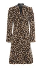 Versace Leopard Jacquard Cloth Coat