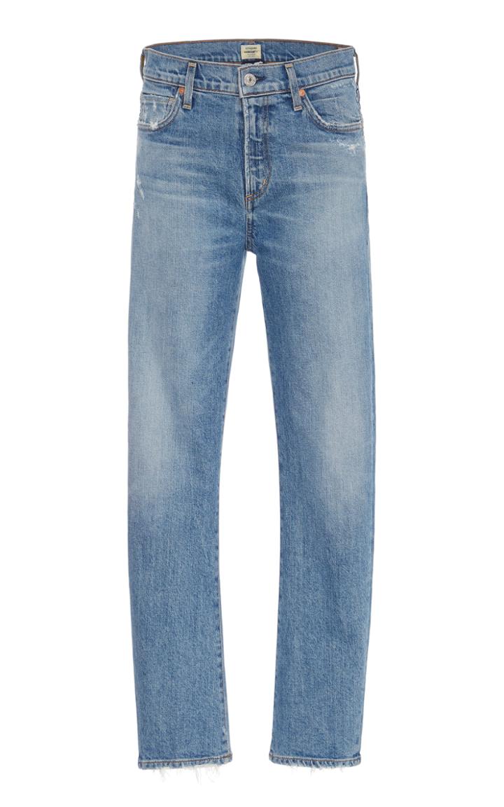 Citizens Of Humanity Harlow Stretch Mid-rise Slim-leg Jeans