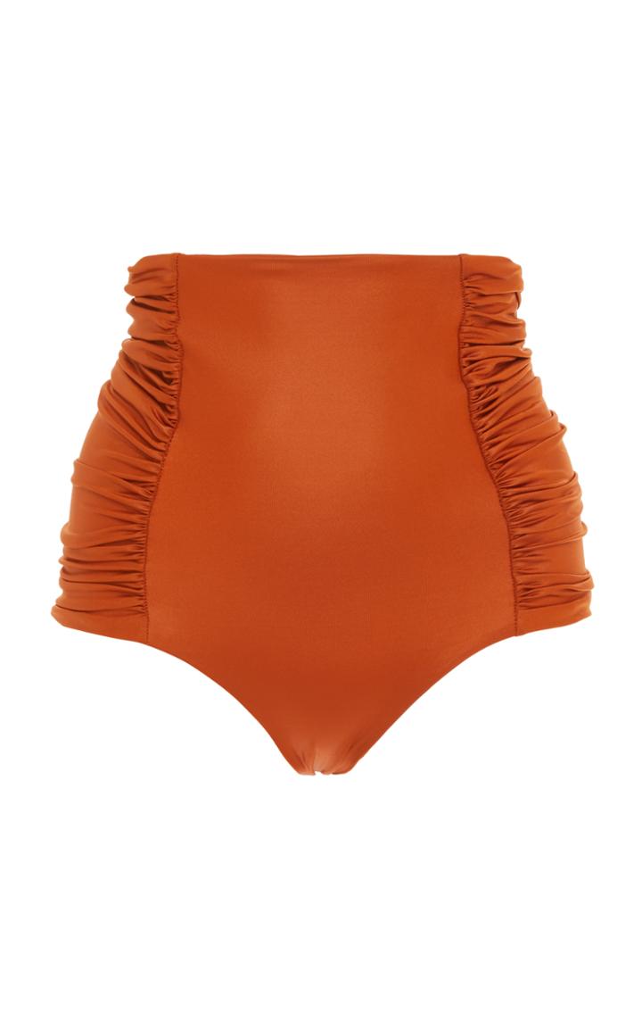 Johanna Ortiz Pearly King High-rise Bikini Bottoms