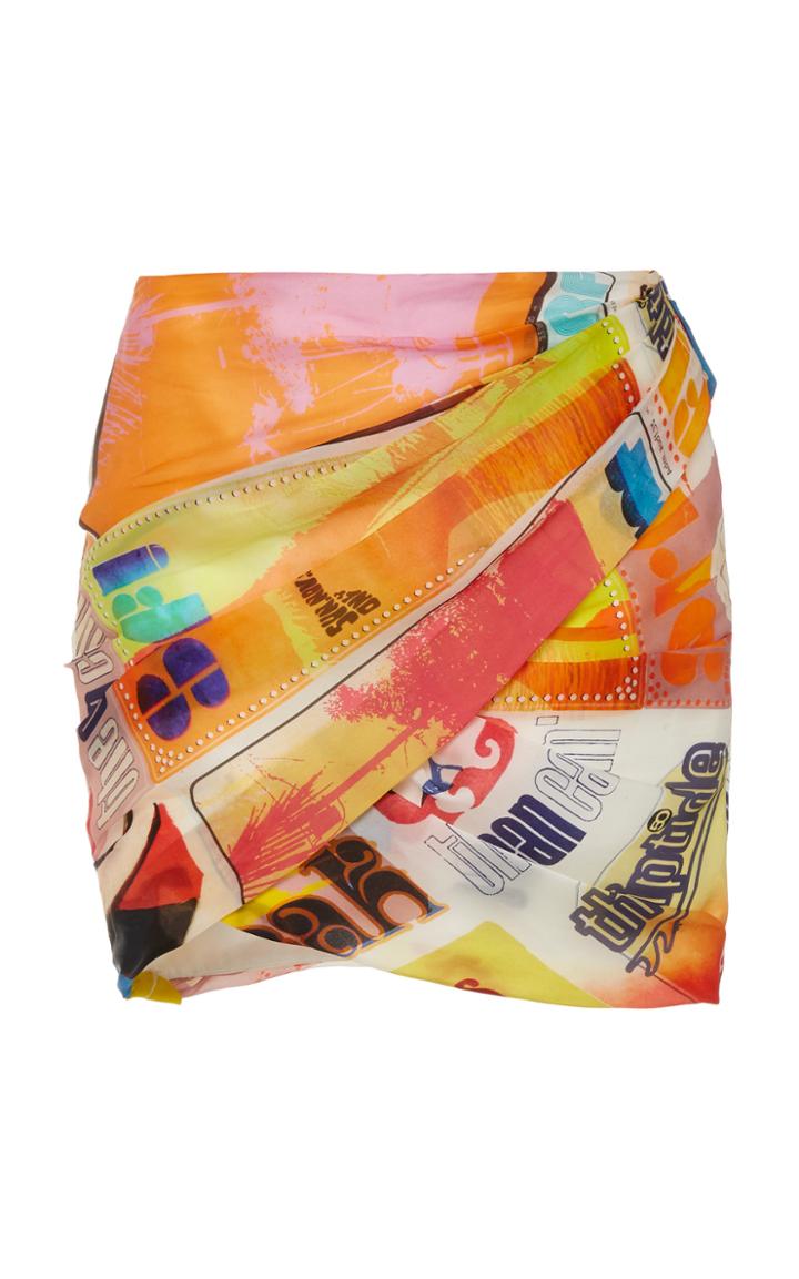 Moda Operandi Zimmermann Brightside Wrap Mini Skirt Size: 0