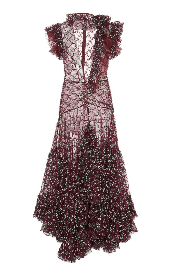 Giambattista Valli V-neck Long Dress