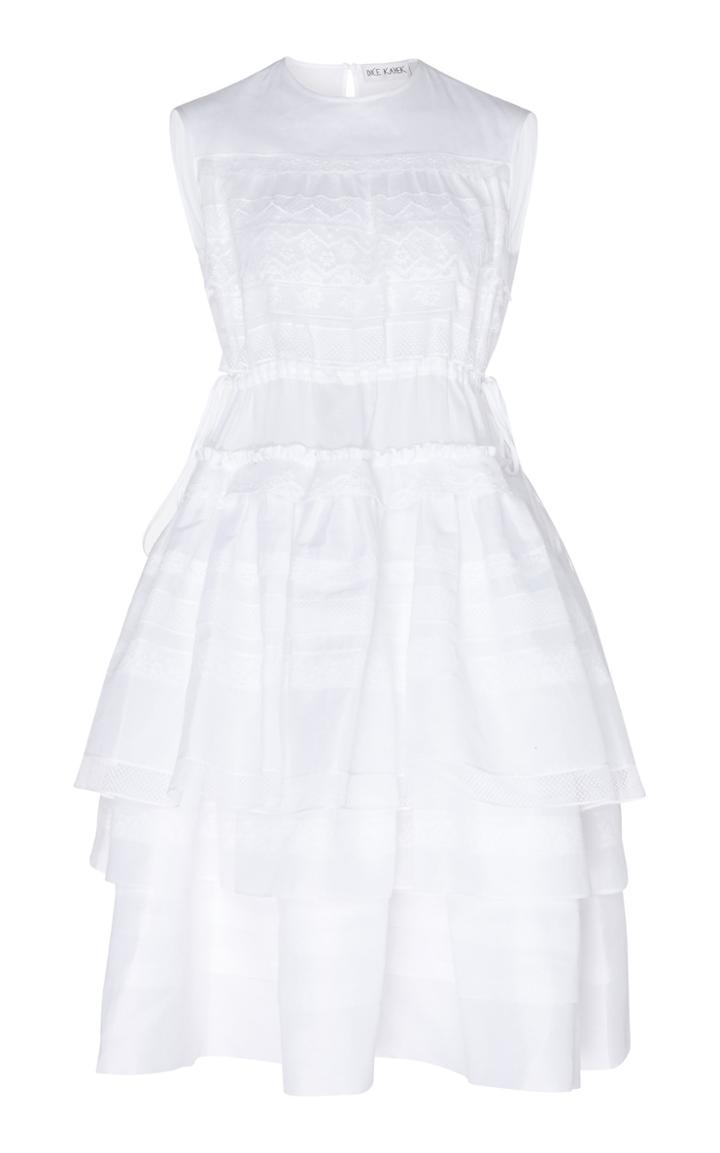 Dice Kayek Sleeveless Cotton Dress