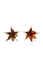 Vanda Jacintho Floral Acrylic Earrings