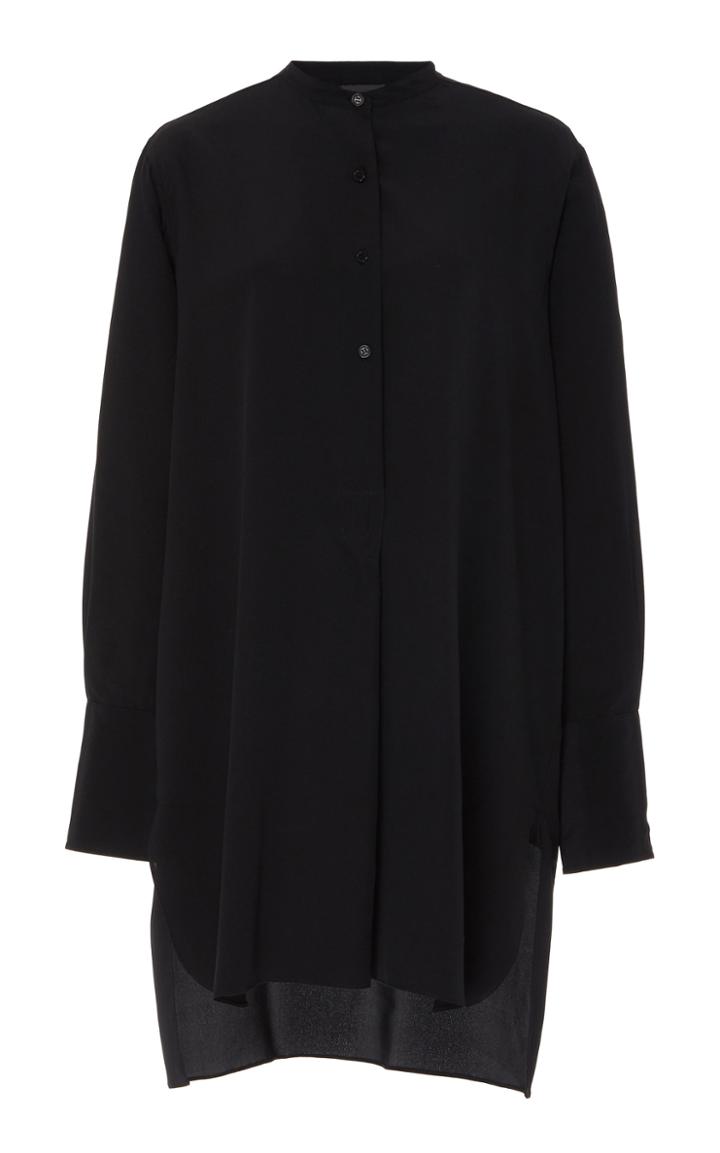 Nili Lotan Loria Silk Tunic Shirt