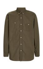 Mountain Research B.d Embroidered Cotton-poplin Shirt