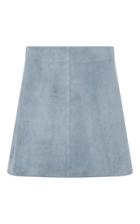 Diane Von Furstenberg Jenny Suede Mini Skirt