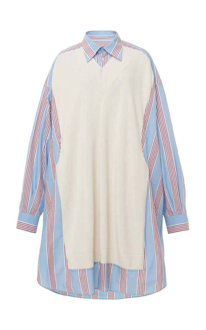 Maison Margiela Layered Oversized Cotton Shirt