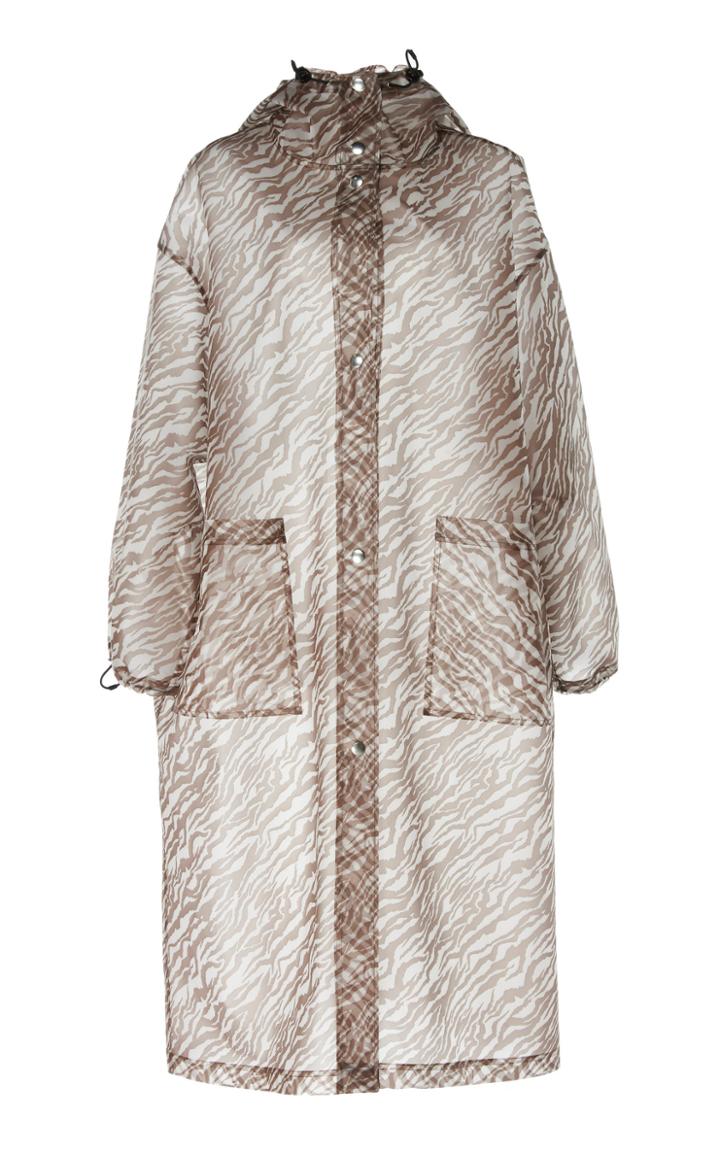 Moda Operandi Eron Imogene Printed Rain Coat Size: M/l