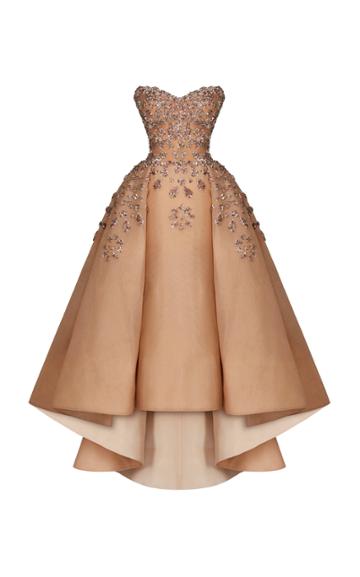 Maison Yeya Marie Strapless Sequin Gown