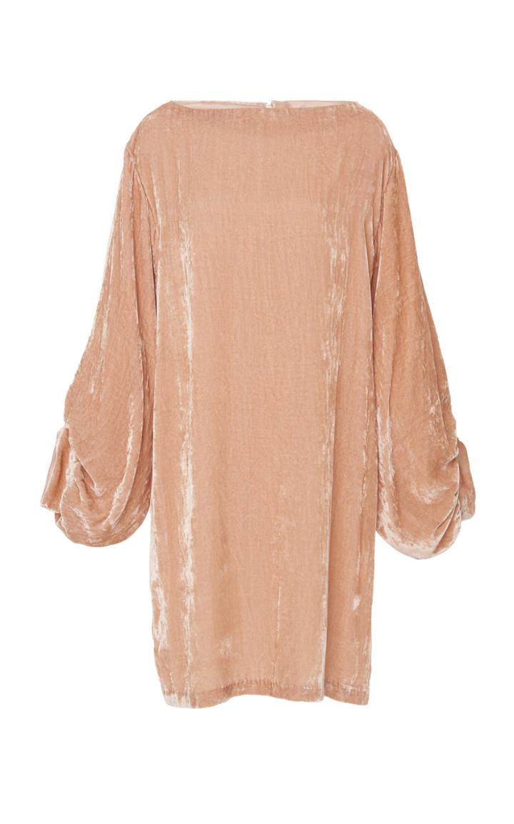 Marei 1998 Sorrel Velvet Mini Dress