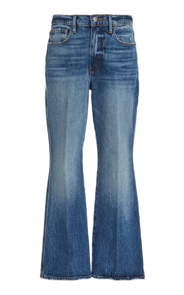 Frame Le Sylvie Cropped Mid-rise Straight-leg Jeans