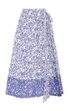 Thierry Colson Java Cotton Printed Midi Skirt