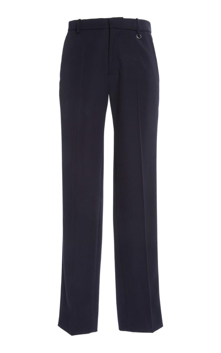 Paco Rabanne Wool Straight Leg Trouser