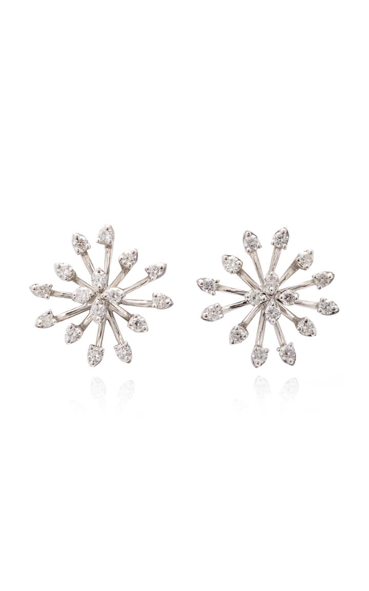 Hueb M'o Exclusive Starburst Diamond Stud Earrings