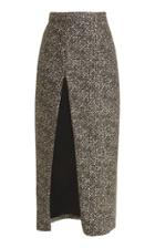 Moda Operandi Christian Siriano Joker Jacquard High-slit Skirt
